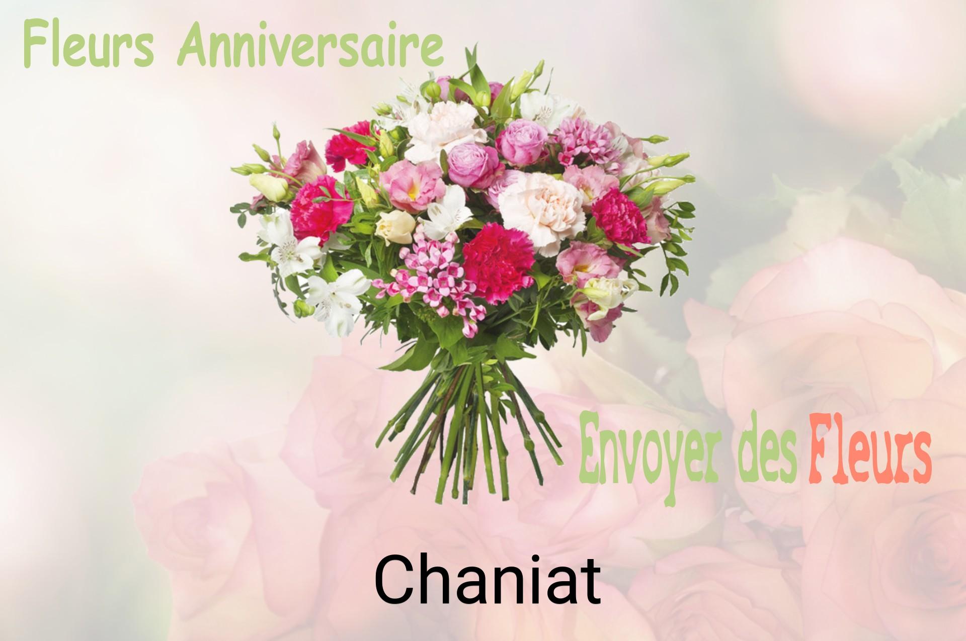 Bouquet de fleurs d’anniversaire livré à Chaniat